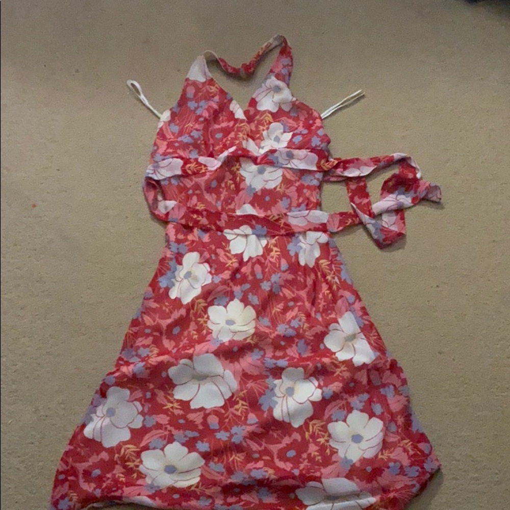 Halter top spring dress